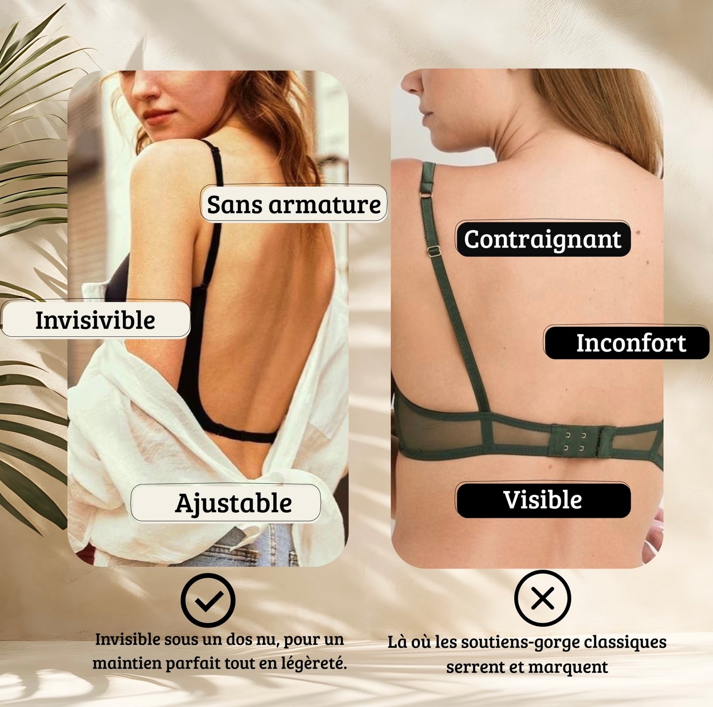 Soutien gorge invisible
